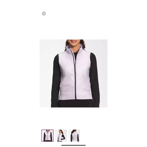 The North Face Vest Womens XL Winter Warn Insulated Lightweight Lavender Fog New - Picture 5 of 9
